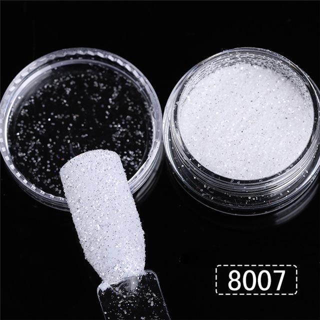 Holographic Nail Glitter – Shimmer Powder Nail Art Decoration